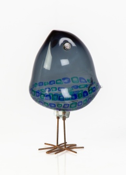 Alessandro Pianon (Italian, 1931-1984) Glass Bird