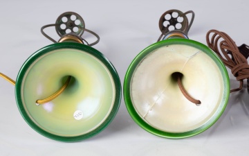 Near Pair of Tiffany Favrile Lamp Bases