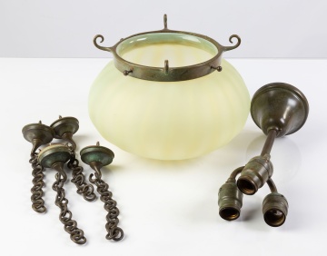 Tiffany Favrile Hanging Fixture