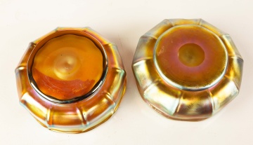 Pair of Tiffany Favrile Glass Bowls