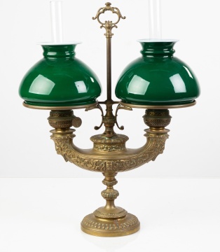 P & A Harvard Double Student Lamp