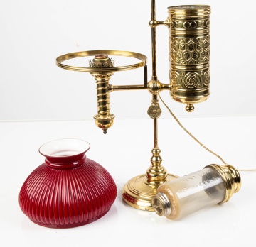 Manhattan Geometric Student Lamp