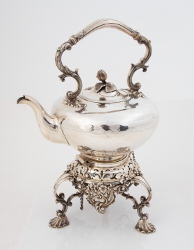 English Sterling Silver Kettle on Stand