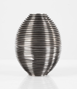 Art Deco Portuguese Silver Vase