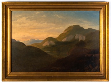 Henry Panton (American, Mid 19th Century) Hudson River School Landscape