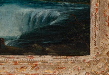 19th Century Painting of Niagara Falls