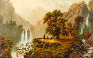 Attributed to Alexander Francois Loemans (Canadian/American, circa 1816-1898)