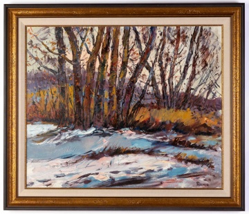 Len Roemer (American, b. 1920, Rochester, NY) Landscape