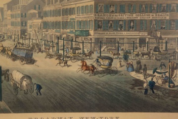 J. Hill Aquatint Broadway, New York