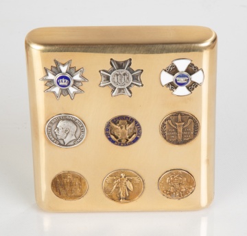 14K Gold Military Box