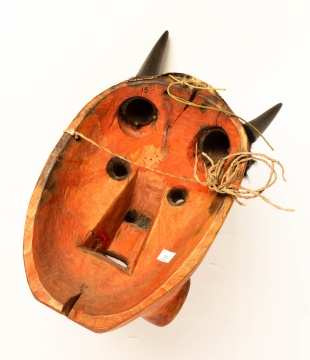 Native American Carved & Painted False Face Mask