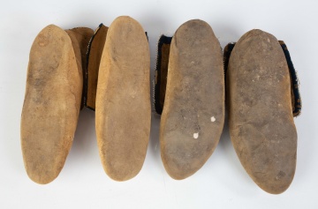 (2) Pairs of Iroquois Mocassins