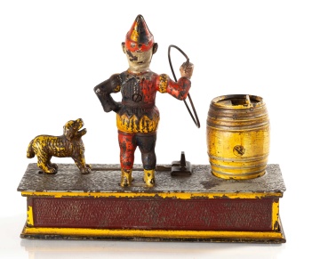 Cast Iron Trick Dog Mechanical Bank