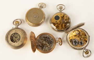 Five Vintage Pocket Watches