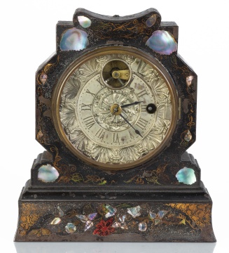 Rare JC Brown Miniature Iron Mantel Clock