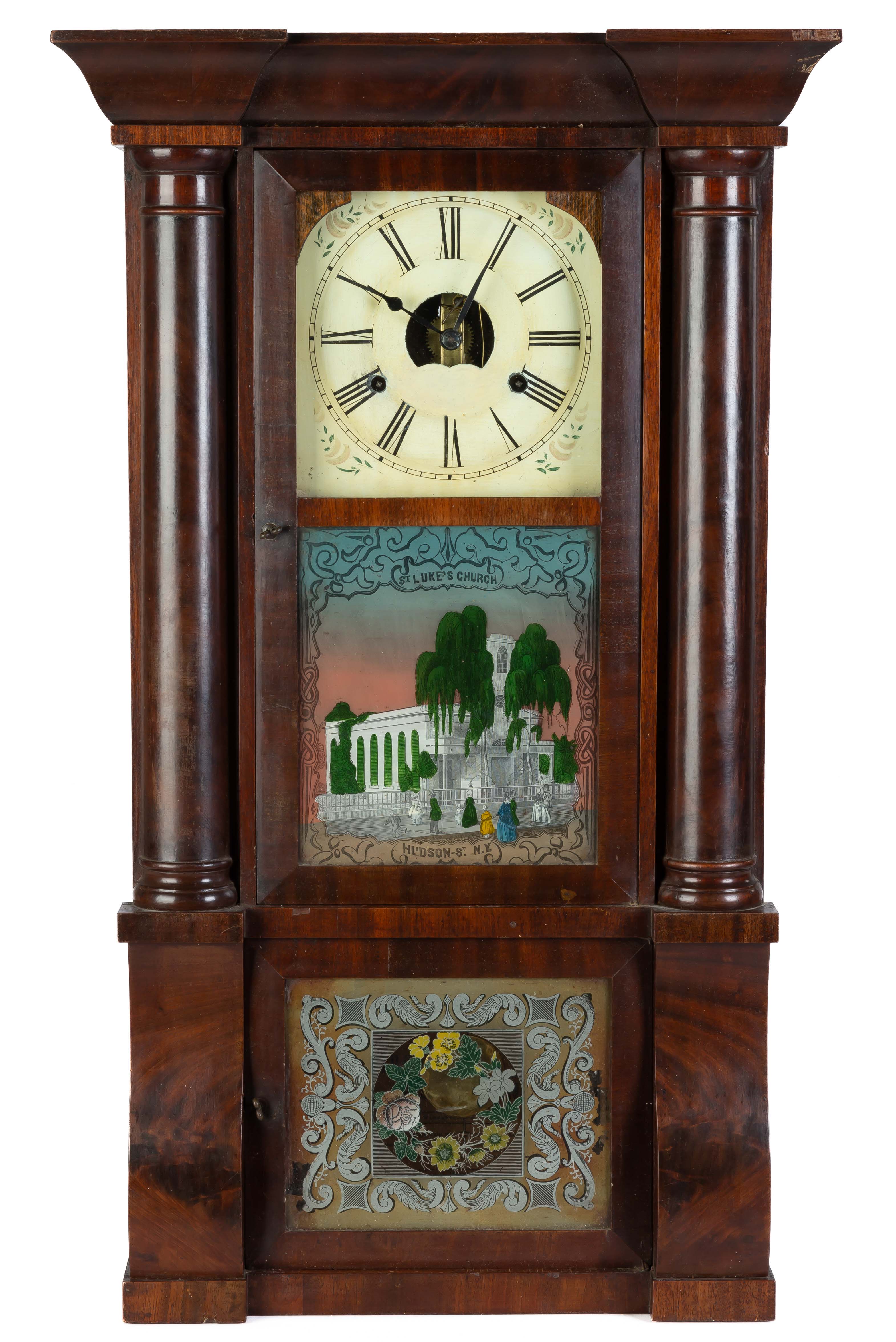 Birge, Peck & Company Column Clock | Cottone Auctions