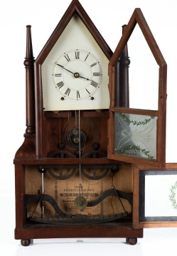 Birge & Fuller Four Candlestick Case,  Steeple-on-Steeple