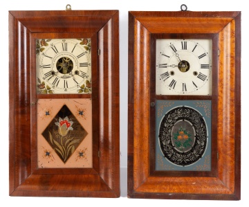 (2) Ogee Shelf Clocks