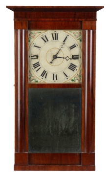 Isaac Packard, Bridgewater, Mass, Column Front  Shelf Clock
