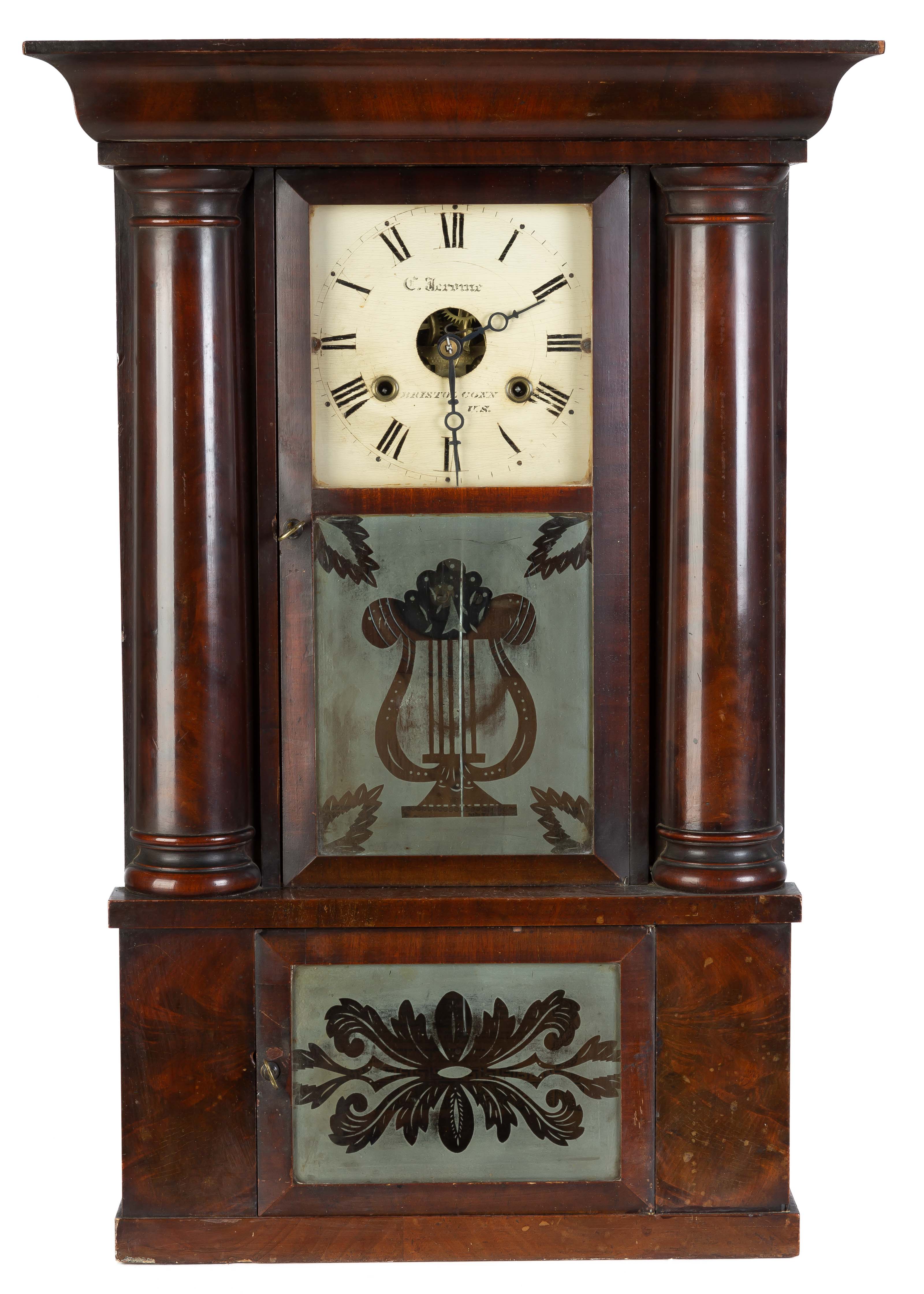 Chauncey Jerome, Bristol Empire Column Clock Cottone Auctions