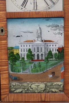 Chauncey Jerome 'Oversized Steeple' with Figured  Ash Veneer