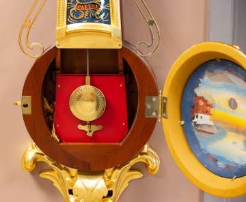 Girandole Banjo Clock by Foster S. Campos, Pembroke, MA