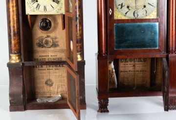 Seth Thomas Shelf Clock and Orton, Preston &  Company Shelf Clock