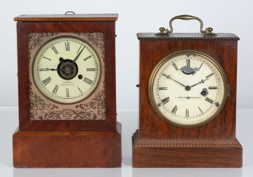 (2) Chauncey Jerome Shelf Clocks