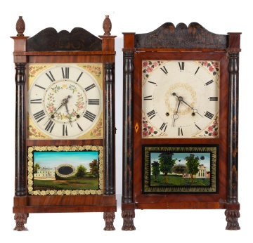 E & GW Bartholomew Shelf Clock and Samuel Terry  (Eli Terry Patent)
