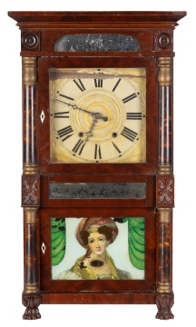 Jeromes & Darrow Empire Column Shelf Clock