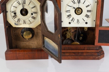 (2) Seth Thomas Clock Co Cottage Clocks