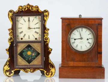 Brewster Manufacturing Co. Shelf Clock and  Chauncey Jerome Shelf Clock
