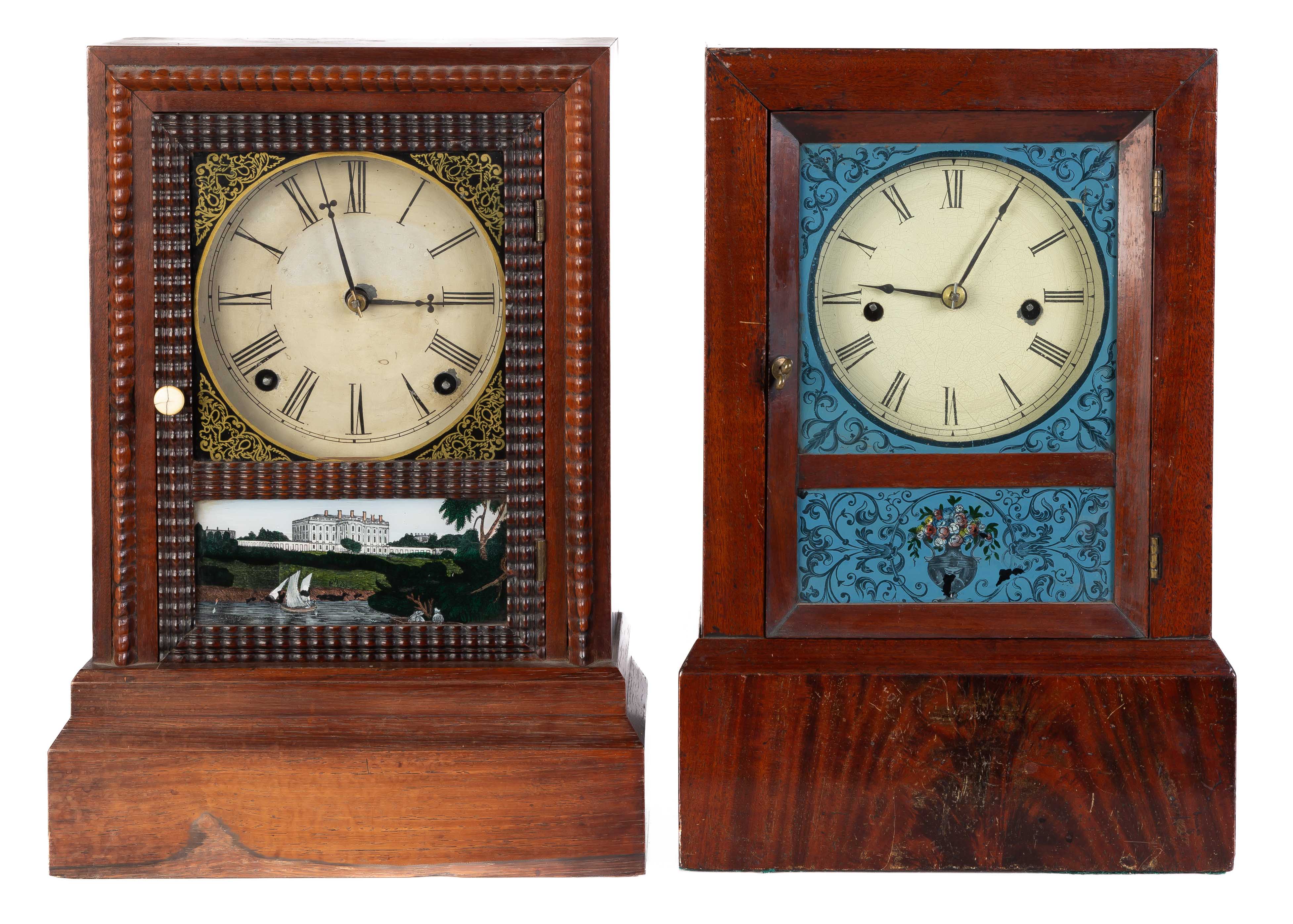 JC Brown and Chauncey Jerome Cottage Clocks Cottone Auctions