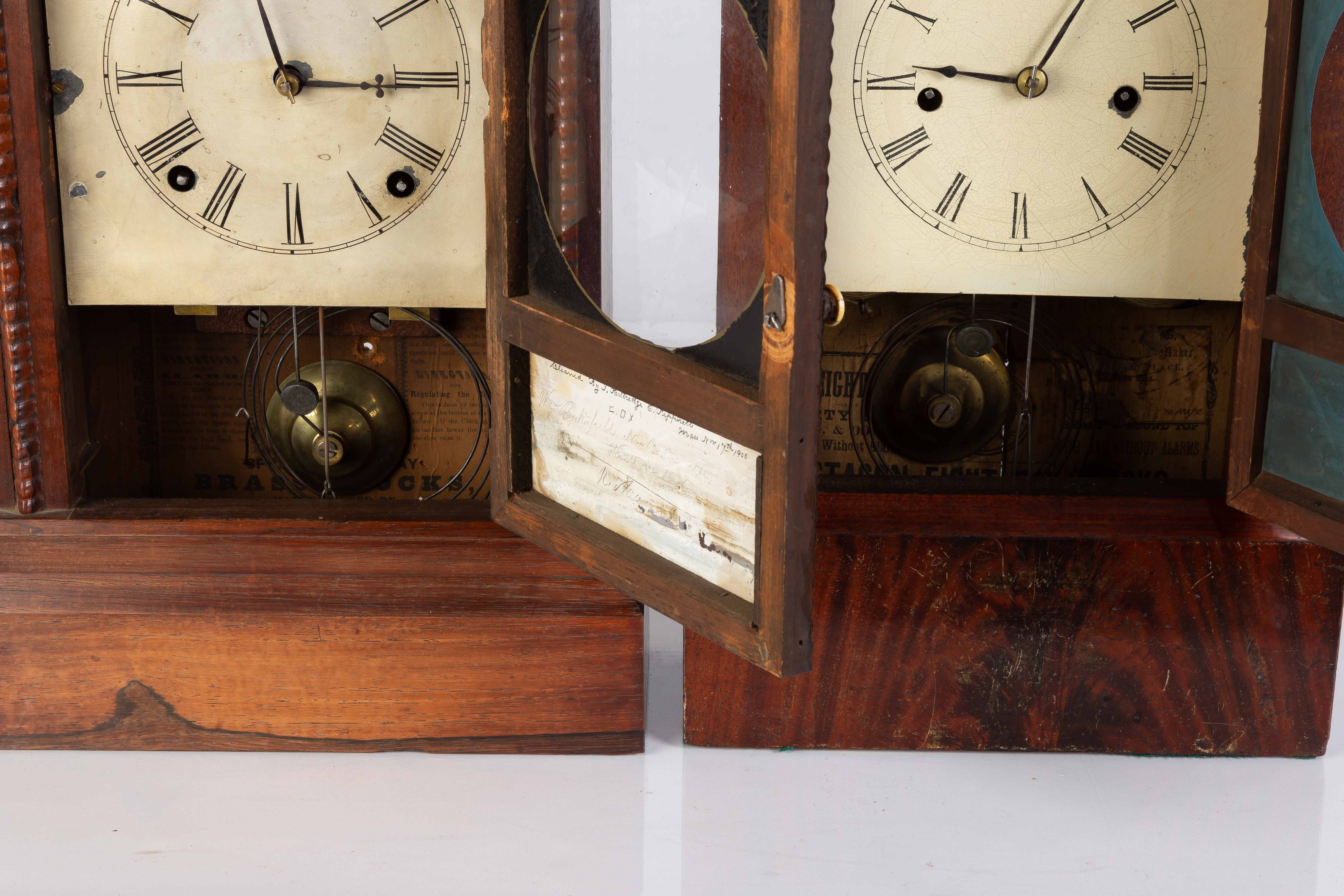 JC Brown and Chauncey Jerome Cottage Clocks Cottone Auctions