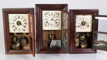 (3) Miniature Ogee Clocks