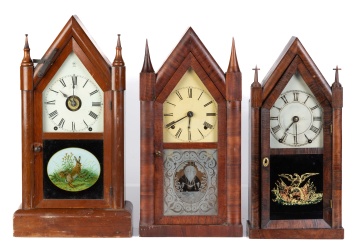 (3) Steeple Clocks