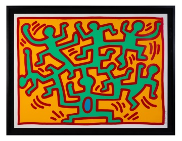 Keith Haring (American, 1958-1990), "Growing" (Plate 2)
