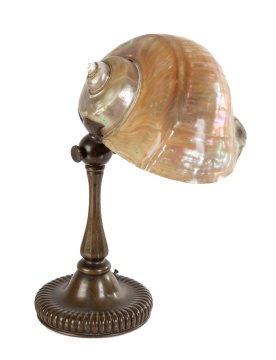 Tiffany Studios Nautilus Shell Desk Lamp