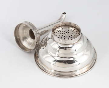George III Silver Wine Funnel and Strainer, Mark of Phipps & Robinson, London, 1795