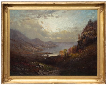 Homer Dodge Martin (American, 1836-1897), "Lake George Sunset"