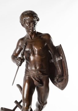 Monumental Late 19th Century French Figural Clock