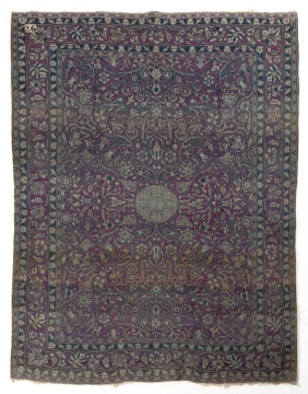 (2) Similar Silk Kashan Rugs