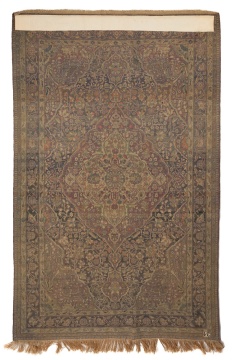 (2) Similar Silk Kashan Rugs