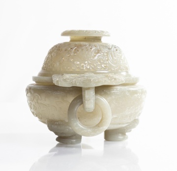 Early Chinese Jade Incense Burner