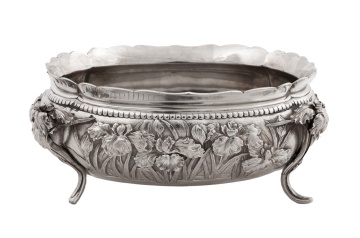Japanese Export Silver Entree Dish