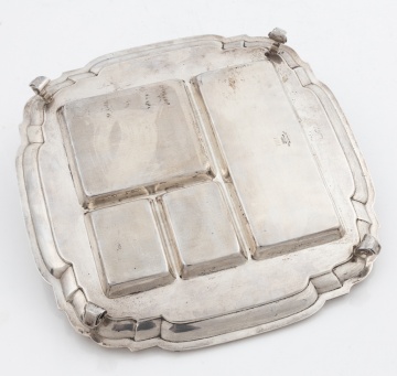 Gorham Silver Tray & Burner
