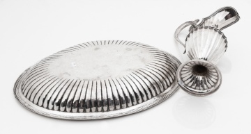 Portuguese Silver Ewer and Basin