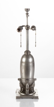 Rare Art Deco Lamp by Oscar Bach (German/American, 1884-1957)