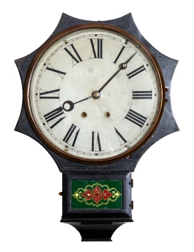 S. B. Terry Iron Front Octagonal Wall Clock