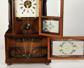 Birge & Fuller Eight Day Candlestick Wagon Spring Clock